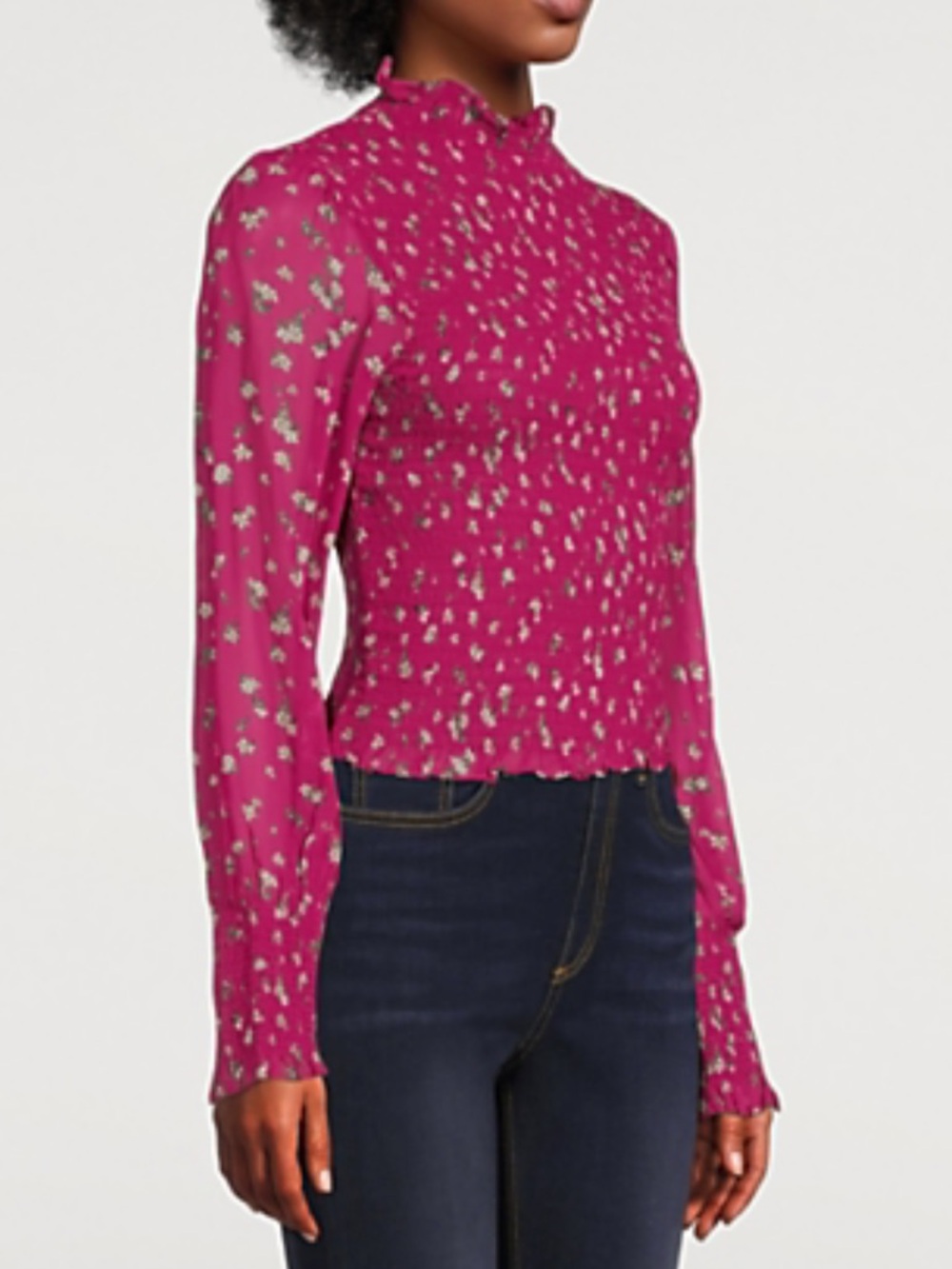Rag & Bone Kayden Smocked Blouse